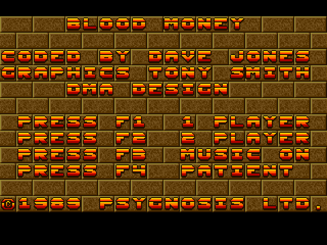 Blood Money screenshot 3 for Amiga